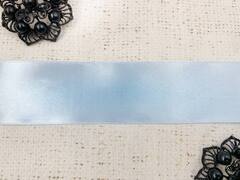 Лента атласная, ш. 1,2 см, голубой