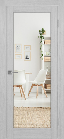 Турин_501.2.30 ЭКО-шпон Дуб серый FL-Зеркало/Зеркало