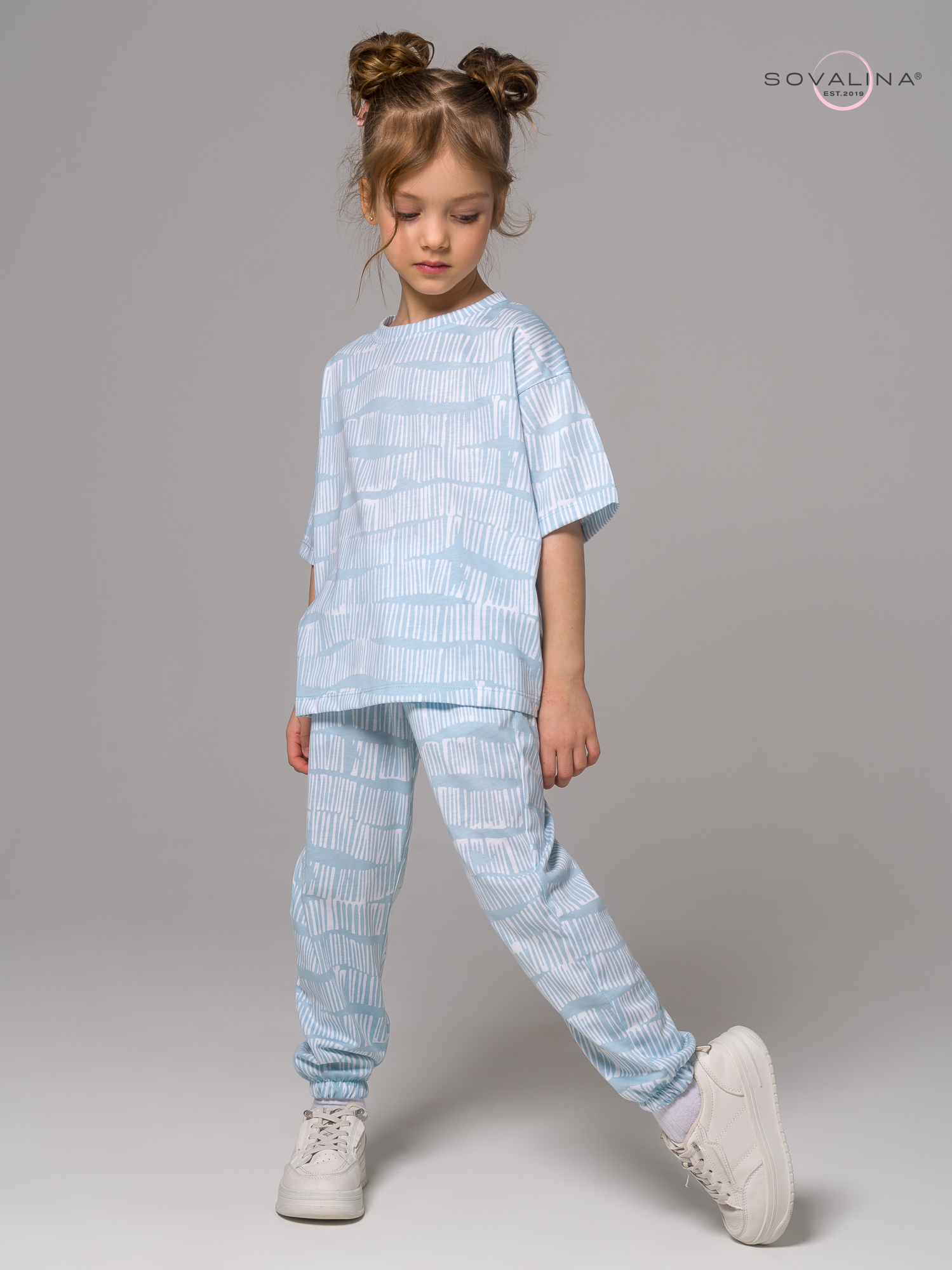 Костюм Daily men белые волны