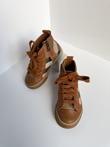 Комбинированные кеды Burberry, 25