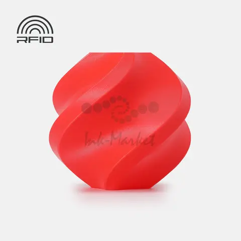 Пластик для 3D-печати Bambu Lab TPU for AMS, 1.75 мм, 1 кг, красный (Red), на катушке, U02-R0-1.75-1000-SPL