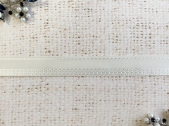 Тесьма брючная, ш. 1,5-1,6 см., пр-во Россия, белый