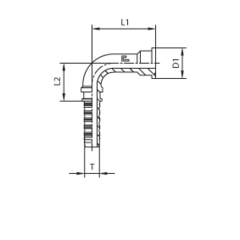 Фитинг DN 38 SFS 2 79.4 (90) CAST