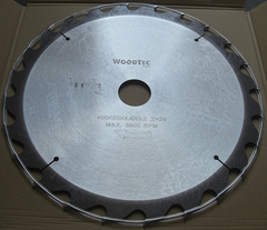 Пила дисковая Ø400 х 50 х 4,4/3,2 Z24 WZ WoodTec