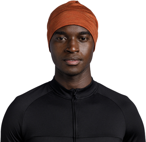 Картинка шапка-бини Buff Hat Wool Lightweight Solid Cinnamon - 2