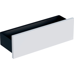 Настенная полка Geberit Smyle Square: B=45см, H=14.8см, T=15см, темно-серый / с порошковой окраской, матовый, белая / блестящая лакированная фото