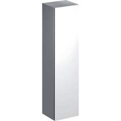 Высокий шкафчик Geberit Xeno² с одной дверью и внутренним зеркалом: B=40см, H=170см, T=35.1см, Белый / Высокоглянцевое покрытие фото