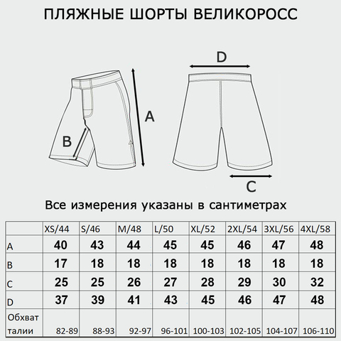 Пляжные шорты «Жаркое лето»