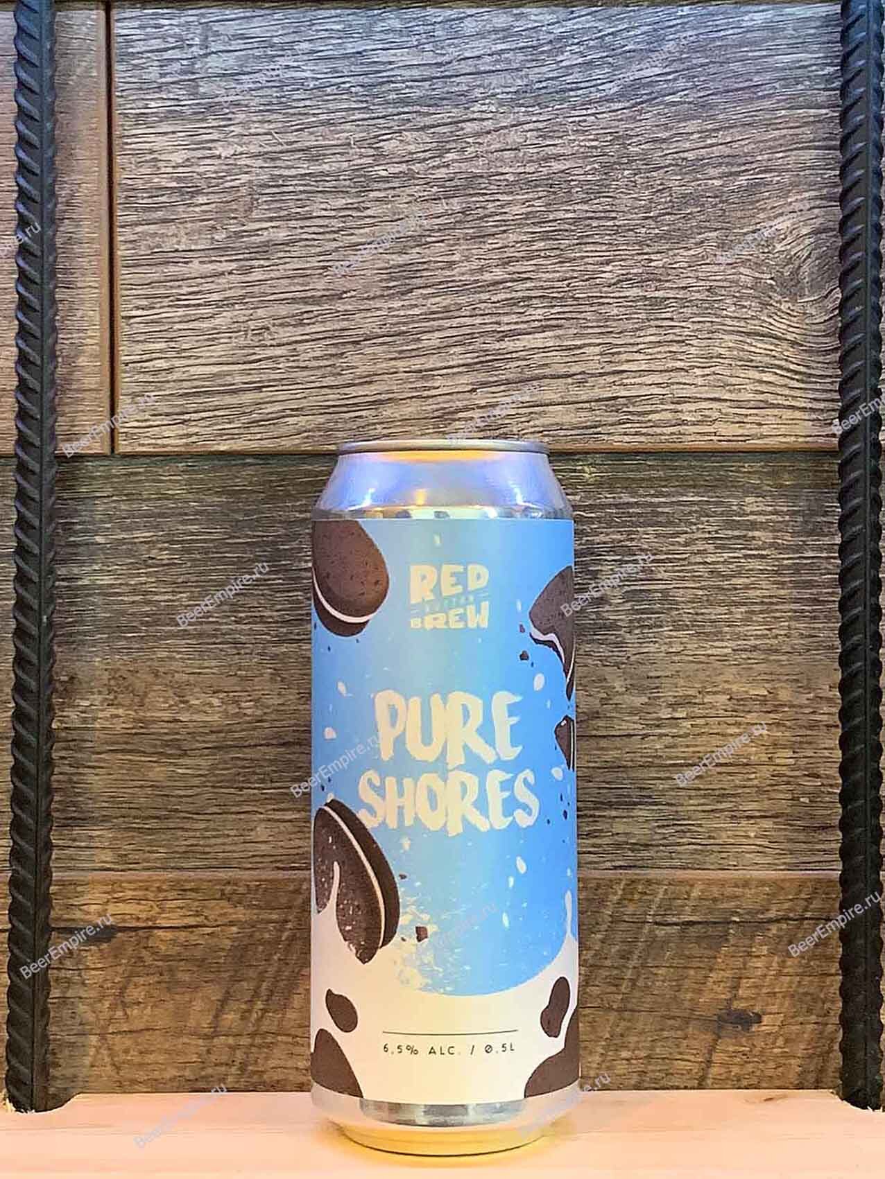 Red Button Pure Shores Milk Stout с шоколадным печеньем 0,5 л. ж/б купить с  доставкой по Москве. Быстрая экспресс-доставка в течение двух часов| Beer  Empire