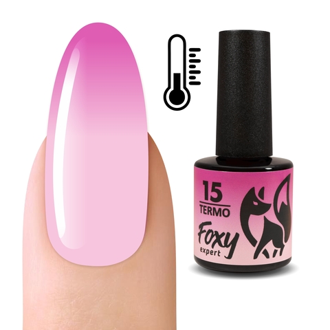 Гель-лак с термопереходом (Gel polish TERMO) #15, 8 ml