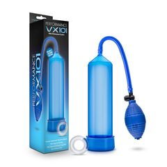 Синяя ручная вакуумная помпа Male Enhancement Pump - 