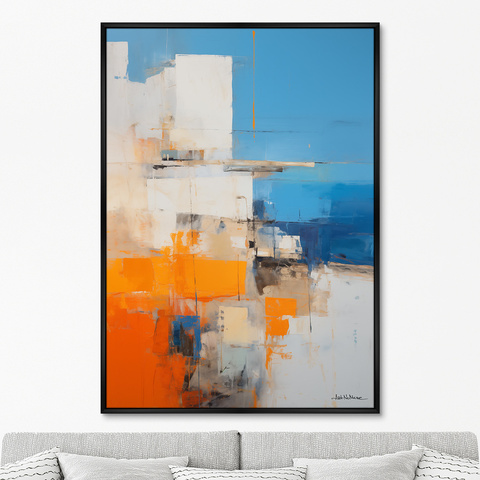 ArtNoMore - Репродукция картины на холсте Summer, sun and the sea nearby, 2024г.