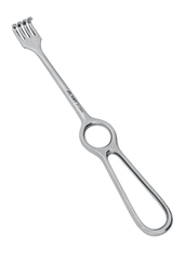 Крючок хирургический тупой четырехзубый № 3