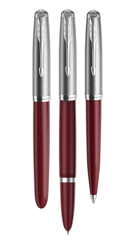 Ручка шариковая Parker 51 Core, Burgundy CT, (2123498)