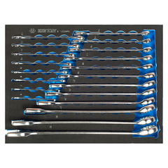 KING TONY (9-1220MRV) Набор комбинированных ключей, ложемент, 20 предметов