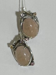 Муссон (серьги из серебра)