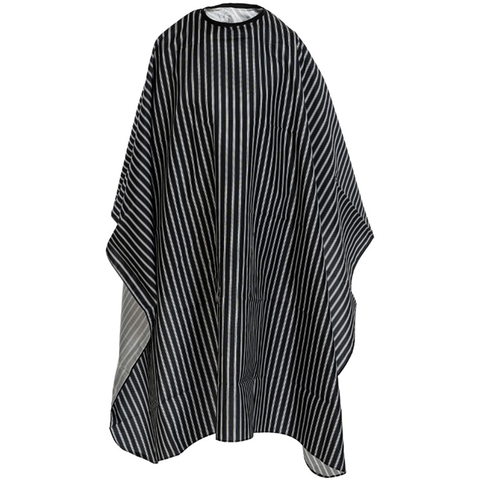 Парикмахерская накидка Harizma, 140х160см, черная в полоску (h10866B)