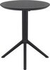 Стол пластиковый складной Siesta Contract Sky Folding Table Ø60, черный
