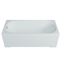 Ванна акриловая прямоугольная ТРИТОН Дина 170*75 в комплекте с каркасом и сифоном