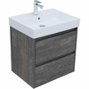 Aquanet 287889 Тумба Nova Lite 60 2 ящ. цв. дуб серый (287889)