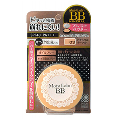 Meishoku Пудра компактная минеральная(тон3,нат. охра) - Moisto-labo bb mineral powder, 15г