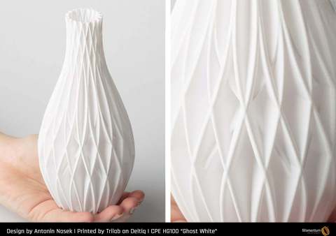 Пластик для 3D-принтера Fillamentum CPE HG100 Ghost White