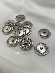 Кнопки пришивные серебро