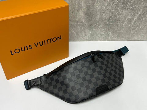 Поясная сумка Louis Vuitton Discovery PM канва Damier Graphite