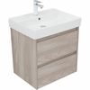 Aquanet 287884 Тумба Nova Lite 60 2 ящ. цв. орех светлый (287884)