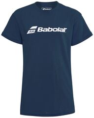 Детская футболка Babolat Exercise Tee Boy - estate blue heather