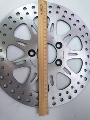 Диск тормозной задний  на Harley Davidson TOURING, SOFTAIL, DYNA, SPORTSTER / серый