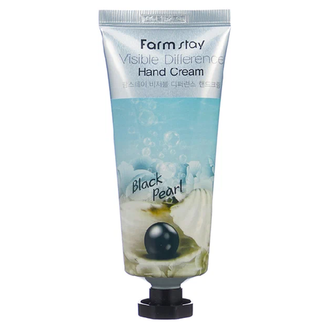 Крем для рук Farm Stay Visible Difference Hand Cream Black Pearl, 100 гр