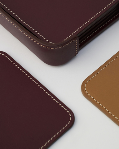 Набор квадратных костеров для бокалов Merlot | 6 шт