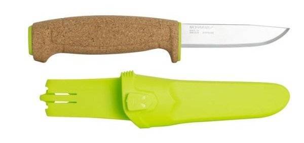 Нож Morakniv Floating Knife, плавающий, нержавеющая сталь, клинок 97мм, лайм