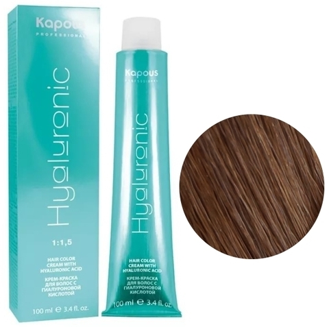 Hyaluronic Acid HY 8.1 Светлый блондин пепельный Крем-краска для волос с Гиалуроновой кислотой 100мл (Kapous)