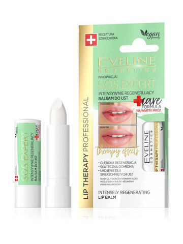 EVELINE Бальзам для губ Интенсивно регенерирующий CARE FORMULA Lip Therapy Professional S.O.S. EXPER