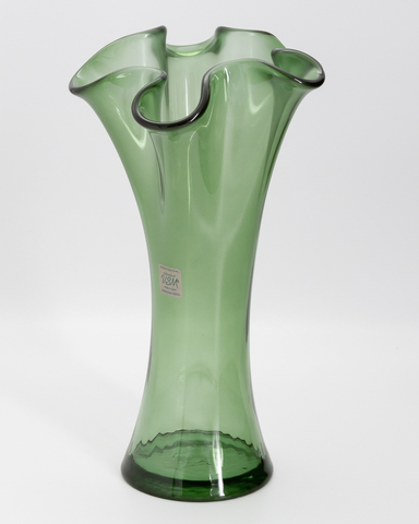 Ваза 30см San Miguel Artesania темно-зеленая