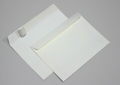 Конверт из бумаги цвета слоновая кость C5 (162х229 мм) 120 г/м²