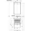 Aquanet 183080 Компл.3 - Тумба Орлеан 50 цв.белый (183080)