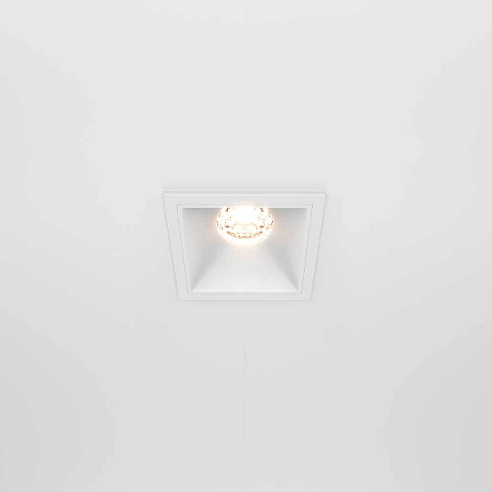 Встраиваемый светильник Maytoni Alfa LED DL043-01-10W3K-SQ-W