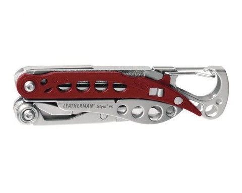 Мультитул Leatherman Style PS Red, 8 функций (831866) цвет красный | Multitool-Leatherman.Ru