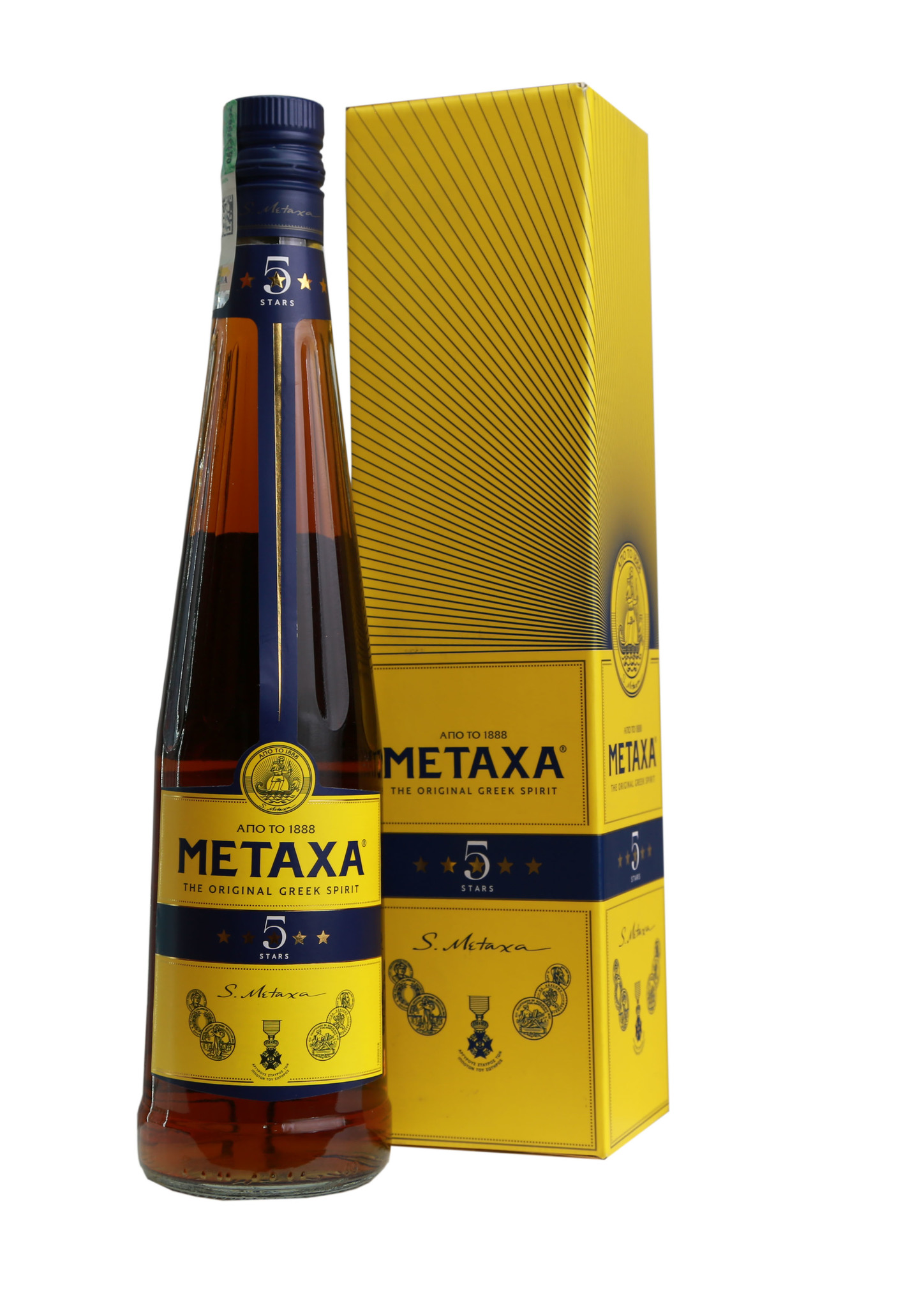 Бренди Metaxa (5 звезд) 1л (BDA1BR-YFK100-002)