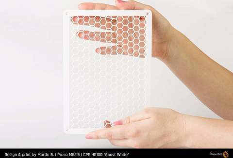 Пластик для 3D-принтера Fillamentum CPE HG100 Ghost White