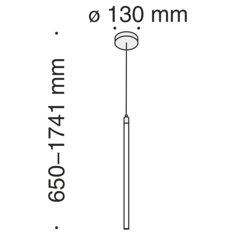 Подвесной светильник Technical Ray P021PL-L10B