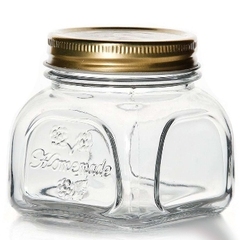 Банка для сыпучих продуктов 300 мл с крышкой HomeMade 80383SLB