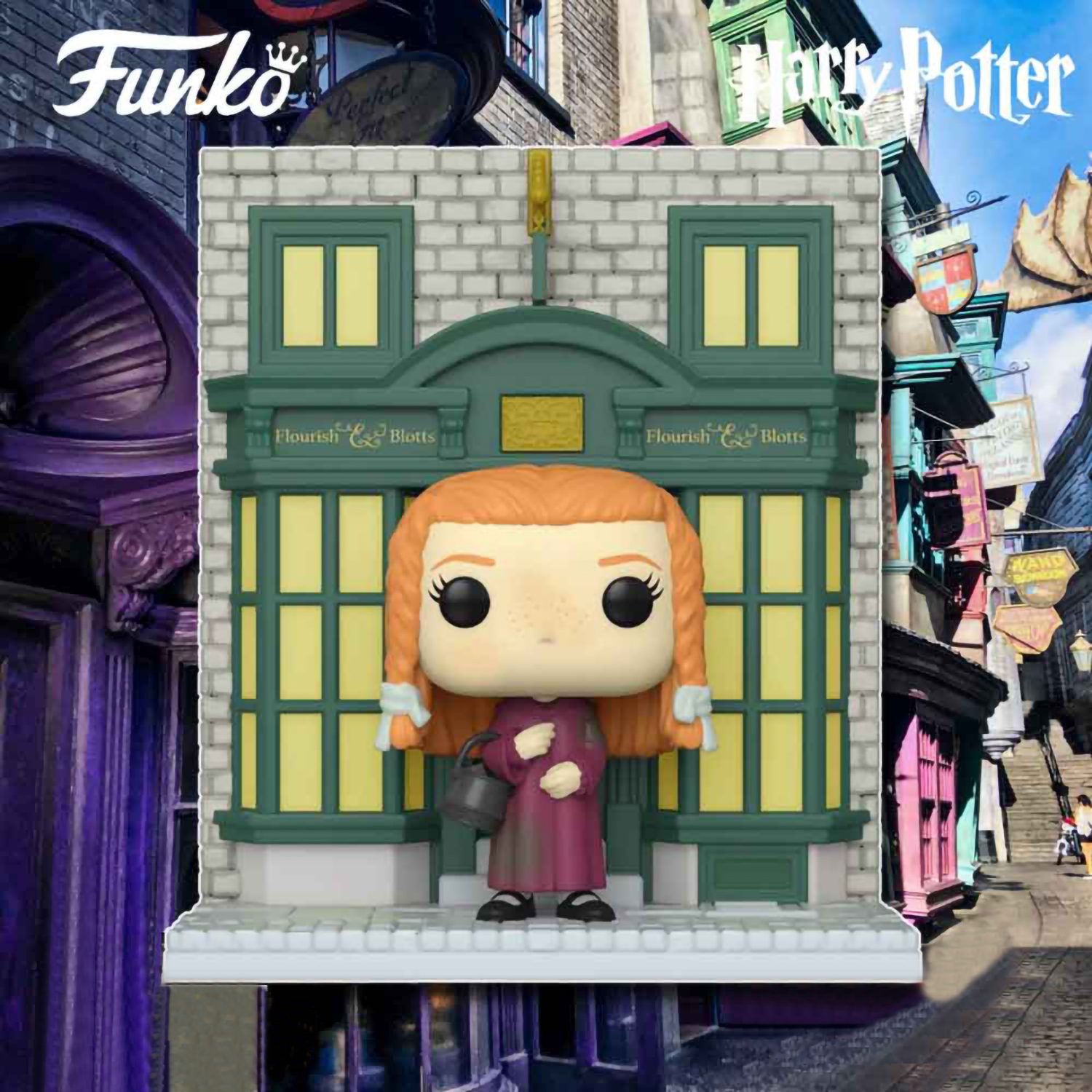 POP Funko Deluxe: Harry Potter Diagon Alley - Ginny with Flourish & Blotts  Storefront