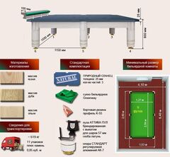 Бильярдный стол для пула 