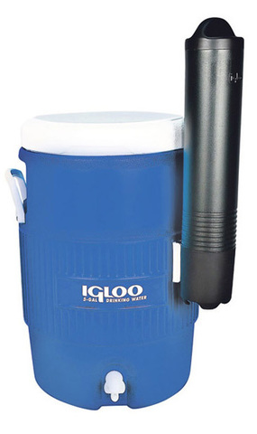 Изотермический пластиковый контейнер Igloo 5 Gal St Cup Disp Blue