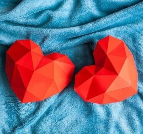 Сердце 3D-конструктор PAPERRAZ