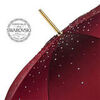 Зонт-трость Pasotti 184 Serge-17 U2 Burgundy SWAROVSKI